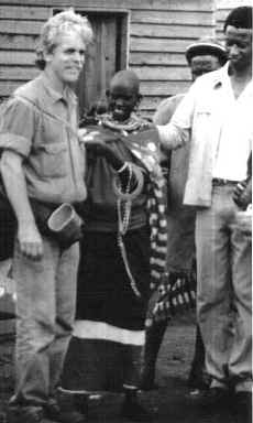 Barnabas presents the Elder's Beads to Gary
